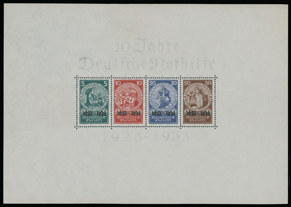 Lot 919 - germany semi - postal issues -  Raritan Stamps Inc. Auction #93 Worldwide Air Post stamps and postal history, Zeppelin Flight items, philatelic rarities of the World