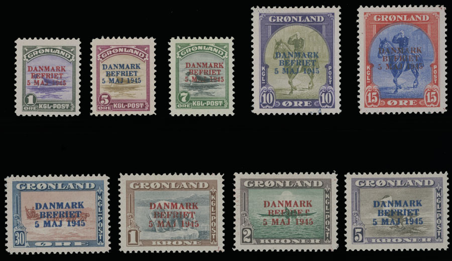 Lot 943 - Greenland  -  Raritan Stamps Inc. Auction #93 Worldwide Air Post stamps and postal history, Zeppelin Flight items, philatelic rarities of the World
