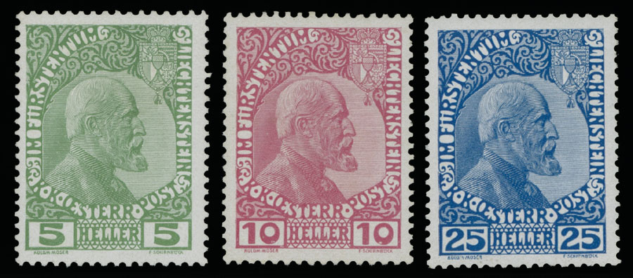 Lot 970 - Liechtenstein  -  Raritan Stamps Inc. Auction #93 Worldwide Air Post stamps and postal history, Zeppelin Flight items, philatelic rarities of the World