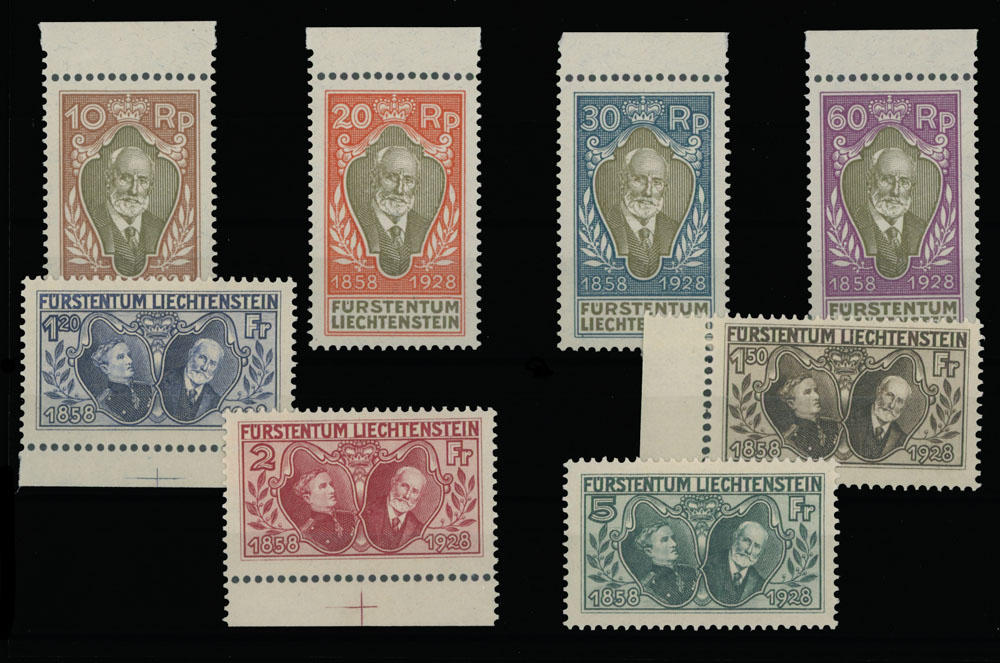 Lot 975 - Liechtenstein  -  Raritan Stamps Inc. Auction #93 Worldwide Air Post stamps and postal history, Zeppelin Flight items, philatelic rarities of the World