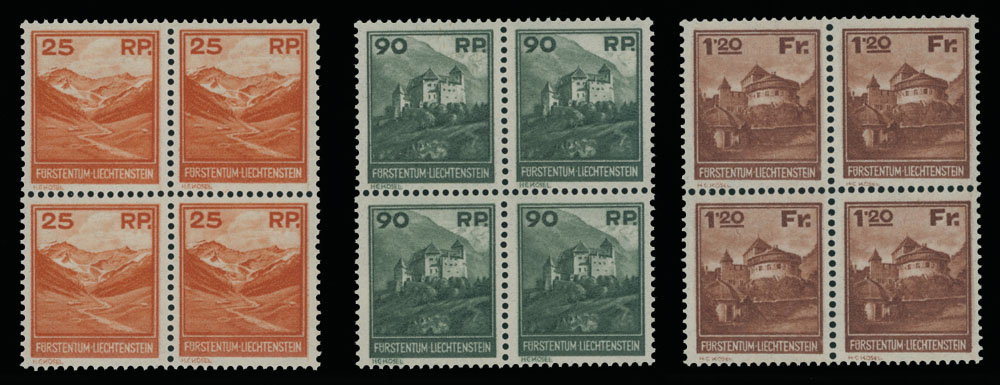 Lot 980 - Liechtenstein  -  Raritan Stamps Inc. Auction #93 Worldwide Air Post stamps and postal history, Zeppelin Flight items, philatelic rarities of the World