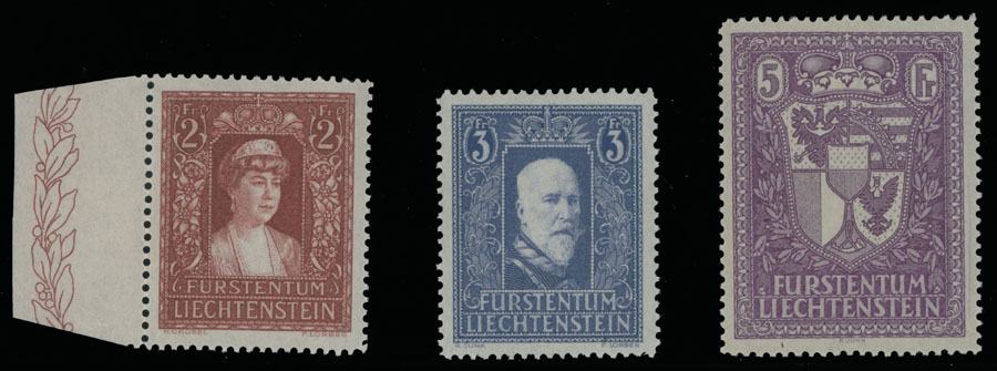 Lot 981 - Liechtenstein  -  Raritan Stamps Inc. Auction #93 Worldwide Air Post stamps and postal history, Zeppelin Flight items, philatelic rarities of the World