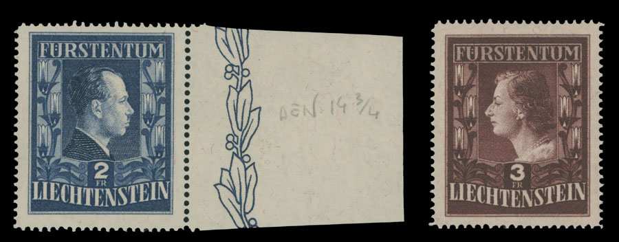 Lot 994 - Liechtenstein  -  Raritan Stamps Inc. Auction #93 Worldwide Air Post stamps and postal history, Zeppelin Flight items, philatelic rarities of the World