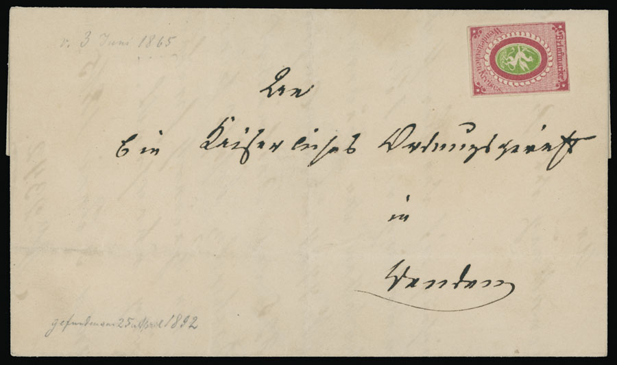 Lot 1040 - russia. wenden  -  Raritan Stamps Inc. Auction #95 Worldwide Air Post Stamps and Philatelic Rarities of the World