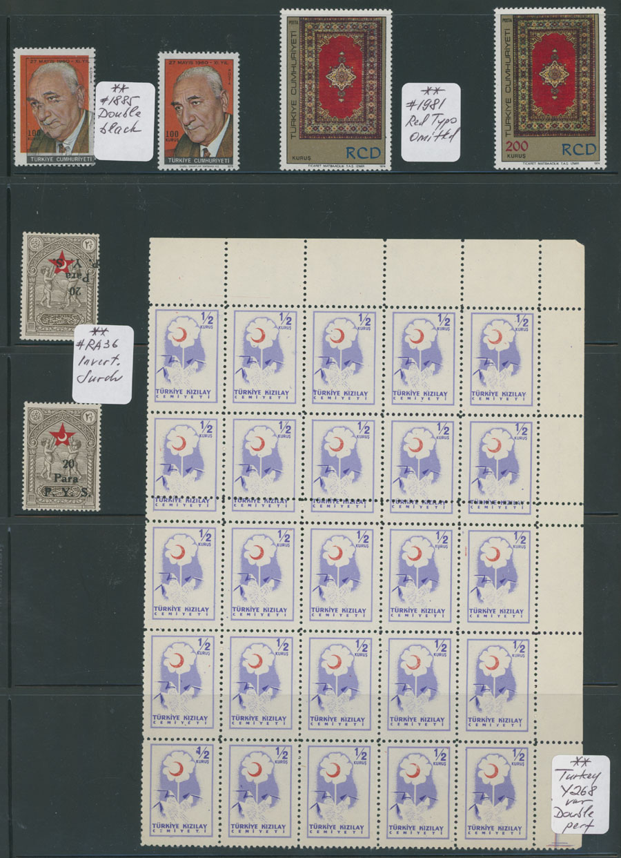 Lot 1154 - Turkey Collections and Large Lots - Raritan Stamps Inc. Auction #95 Worldwide Air Post Stamps and Philatelic Rarities of the World Lot 1154 - Turkey Collections and Large Lots - Raritan Stamps Inc. Auction #95 Worldwide Air Post Stamps and Philatelic Rarities of the World