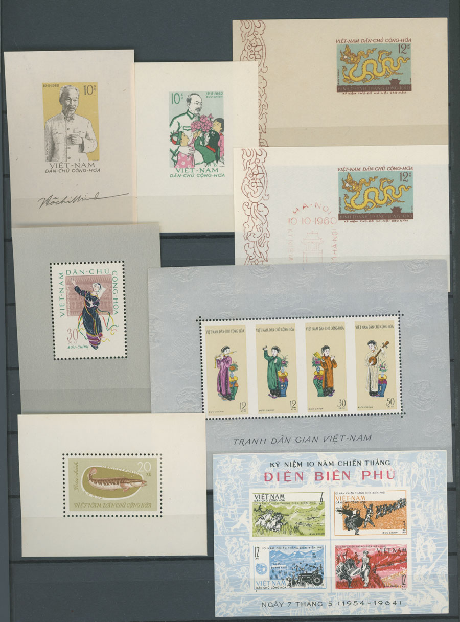 Lot 1215 - Vietnam, North - Collections and Large Lots Collections and Large Lots -  Raritan Stamps Inc. Auction #95 Worldwide Air Post Stamps and Philatelic Rarities of the World