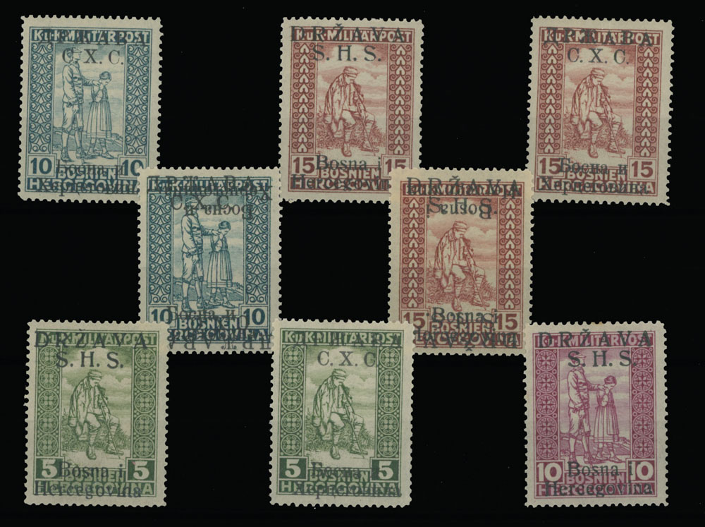 Lot 1216 - Yugoslavia issues for bosnia and herzegovina - Raritan Stamps Inc. Auction #95 Worldwide Air Post Stamps and Philatelic Rarities of the World Lot 1216 - Yugoslavia issues for bosnia and herzegovina - Raritan Stamps Inc. Auction #95 Worldwide Air Post Stamps and Philatelic Rarities of the World