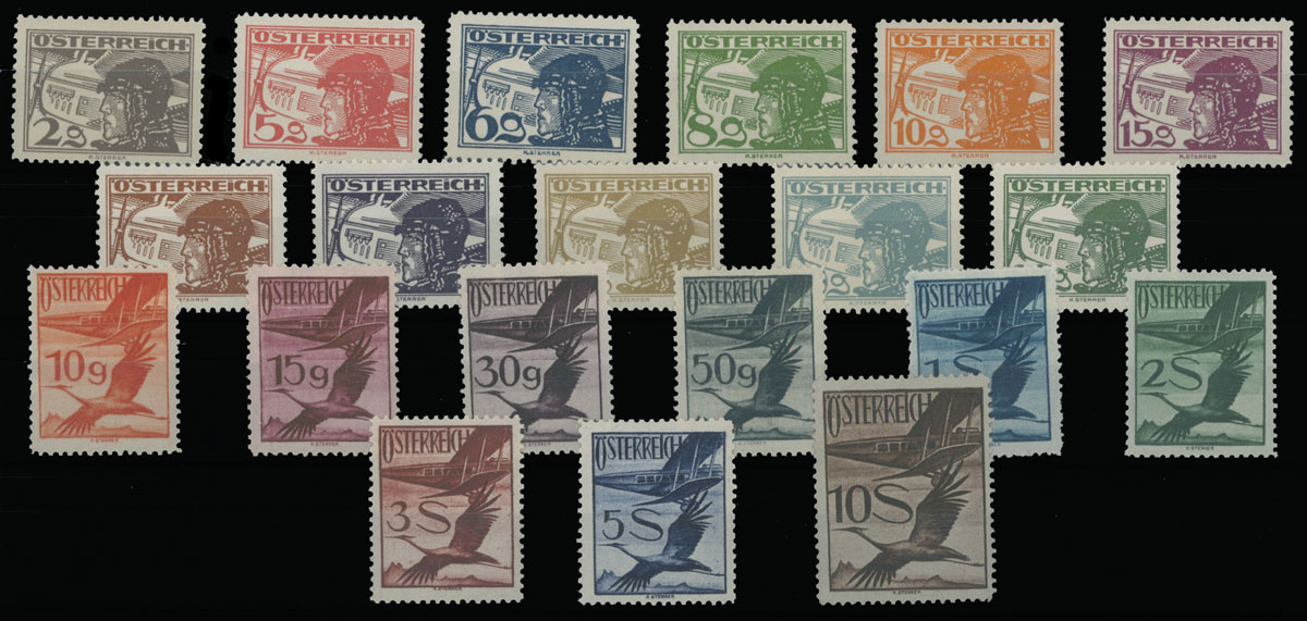 Lot 19 - 1. Worldwide Air Post Stamps and Postal History Austria -  Raritan Stamps Inc. Auction #95 Worldwide Air Post Stamps and Philatelic Rarities of the World