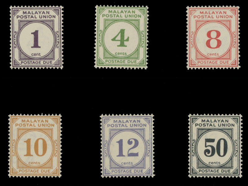 Lot 447 - 7. British Commonwealth (C-Z) malaysia - Raritan Stamps Inc. Auction #95 Worldwide Air Post Stamps and Philatelic Rarities of the World Lot 447 - 7. British Commonwealth (C-Z) malaysia - Raritan Stamps Inc. Auction #95 Worldwide Air Post Stamps and Philatelic Rarities of the World