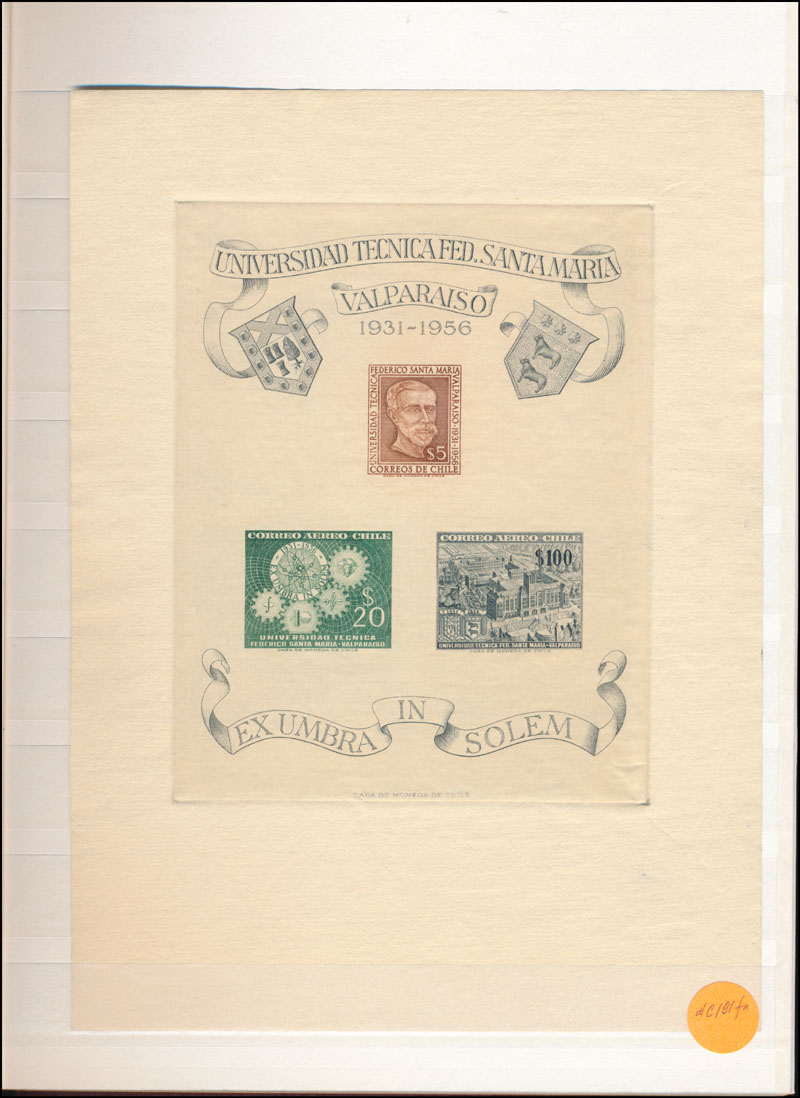 Lot 529 - Chile - Raritan Stamps Inc. Auction #95 Worldwide Air Post Stamps and Philatelic Rarities of the World Lot 529 - Chile - Raritan Stamps Inc. Auction #95 Worldwide Air Post Stamps and Philatelic Rarities of the World
