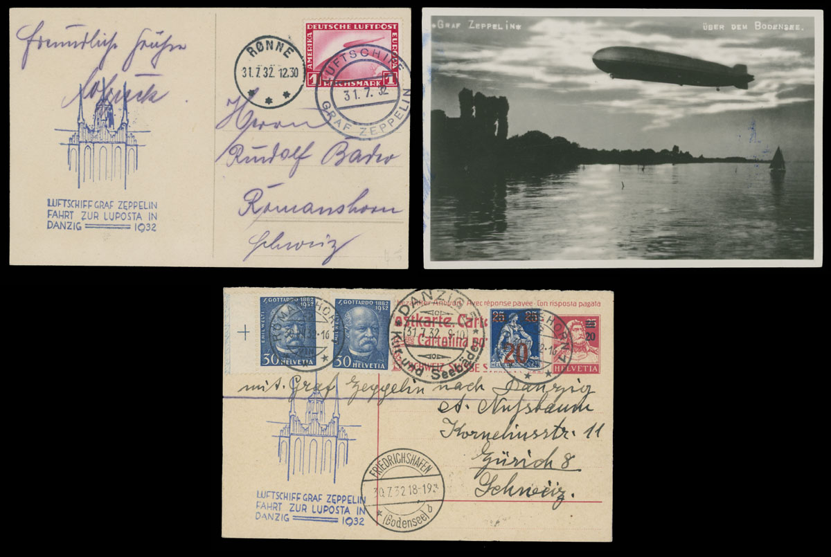 Lot 55 - 1. Worldwide Air Post Stamps and Postal History germany -  Raritan Stamps Inc. Auction #95 Worldwide Air Post Stamps and Philatelic Rarities of the World
