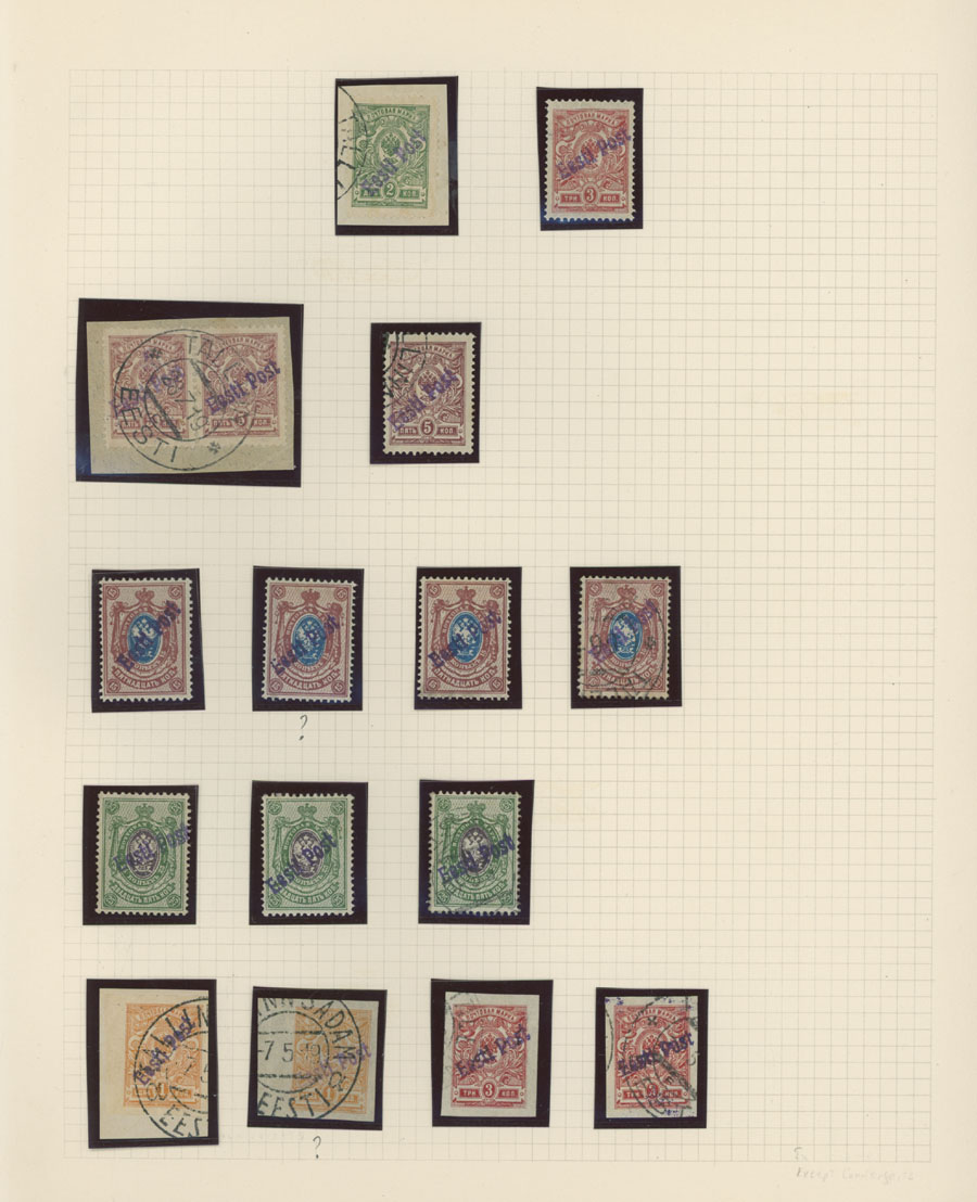 Lot 607 - estonia Tallinn issue - Raritan Stamps Inc. Auction #95 Worldwide Air Post Stamps and Philatelic Rarities of the World Lot 607 - estonia Tallinn issue - Raritan Stamps Inc. Auction #95 Worldwide Air Post Stamps and Philatelic Rarities of the World