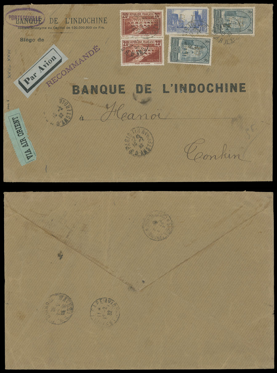 Lot 612 - France  -  Raritan Stamps Inc. Auction #95 Worldwide Air Post Stamps and Philatelic Rarities of the World