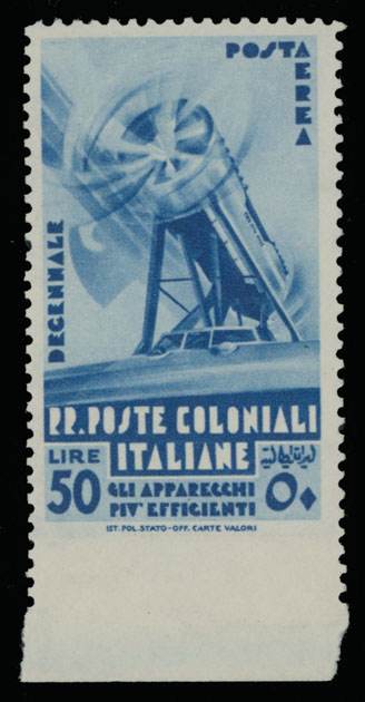 Lot 64 - 1. Worldwide Air Post Stamps and Postal History italy - colonies - Raritan Stamps Inc. Auction #95 Worldwide Air Post Stamps and Philatelic Rarities of the World Lot 64 - 1. Worldwide Air Post Stamps and Postal History italy - colonies - Raritan Stamps Inc. Auction #95 Worldwide Air Post Stamps and Philatelic Rarities of the World