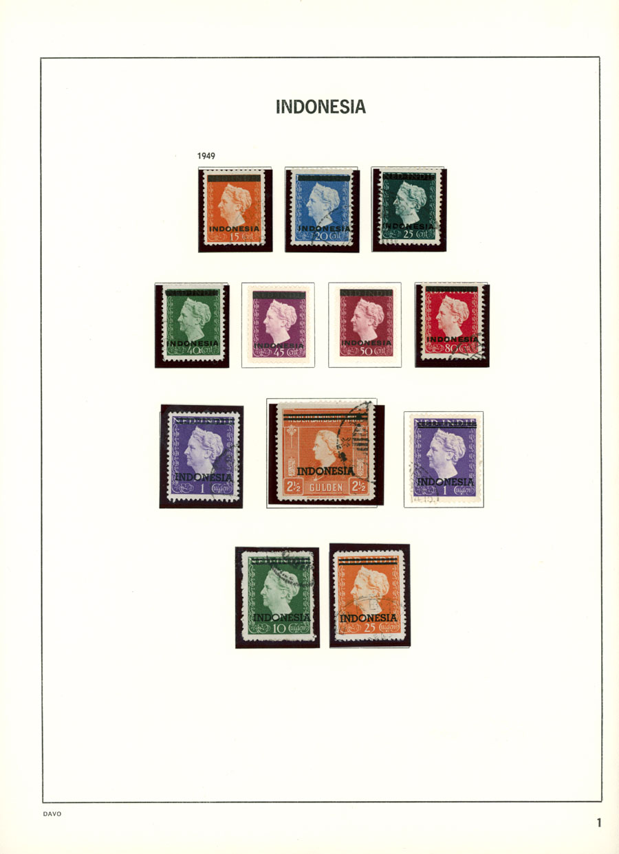 Lot 643 - indonesia  -  Raritan Stamps Inc. Auction #95 Worldwide Air Post Stamps and Philatelic Rarities of the World