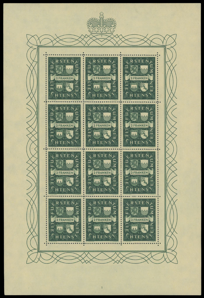 Lot 681 - Liechtenstein - Raritan Stamps Inc. Auction #95 Worldwide Air Post Stamps and Philatelic Rarities of the World Lot 681 - Liechtenstein - Raritan Stamps Inc. Auction #95 Worldwide Air Post Stamps and Philatelic Rarities of the World