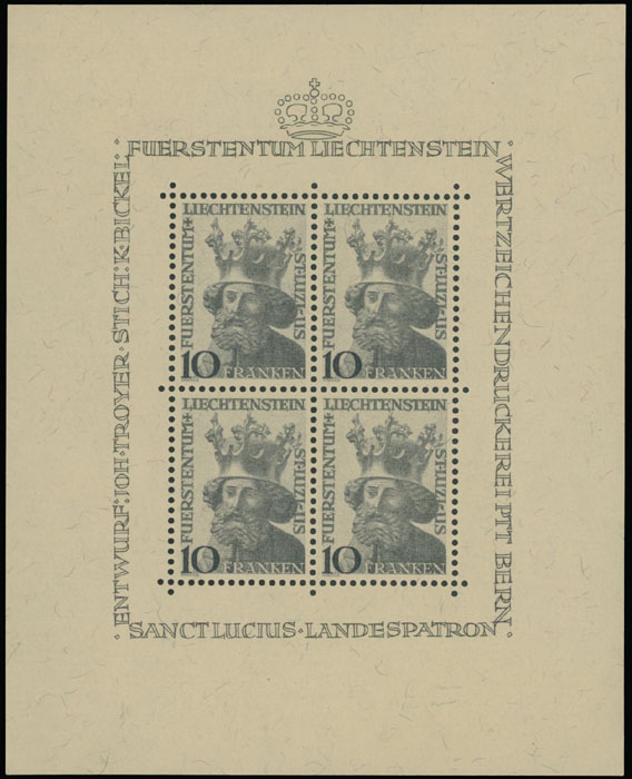 Lot 683 - Liechtenstein - Raritan Stamps Inc. Auction #95 Worldwide Air Post Stamps and Philatelic Rarities of the World Lot 683 - Liechtenstein - Raritan Stamps Inc. Auction #95 Worldwide Air Post Stamps and Philatelic Rarities of the World