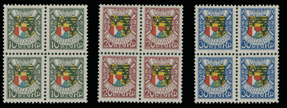 Lot 694 - Liechtenstein semi - postal issues - Raritan Stamps Inc. Auction #95 Worldwide Air Post Stamps and Philatelic Rarities of the World Lot 694 - Liechtenstein semi - postal issues - Raritan Stamps Inc. Auction #95 Worldwide Air Post Stamps and Philatelic Rarities of the World