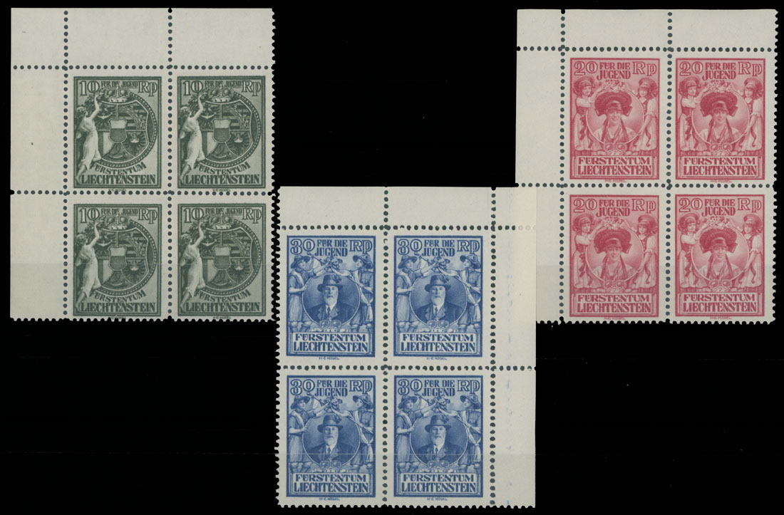 Lot 695 - Liechtenstein semi - postal issues - Raritan Stamps Inc. Auction #95 Worldwide Air Post Stamps and Philatelic Rarities of the World Lot 695 - Liechtenstein semi - postal issues - Raritan Stamps Inc. Auction #95 Worldwide Air Post Stamps and Philatelic Rarities of the World