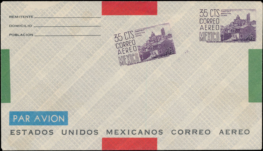 Lot 699 - Mexico  -  Raritan Stamps Inc. Auction #95 Worldwide Air Post Stamps and Philatelic Rarities of the World