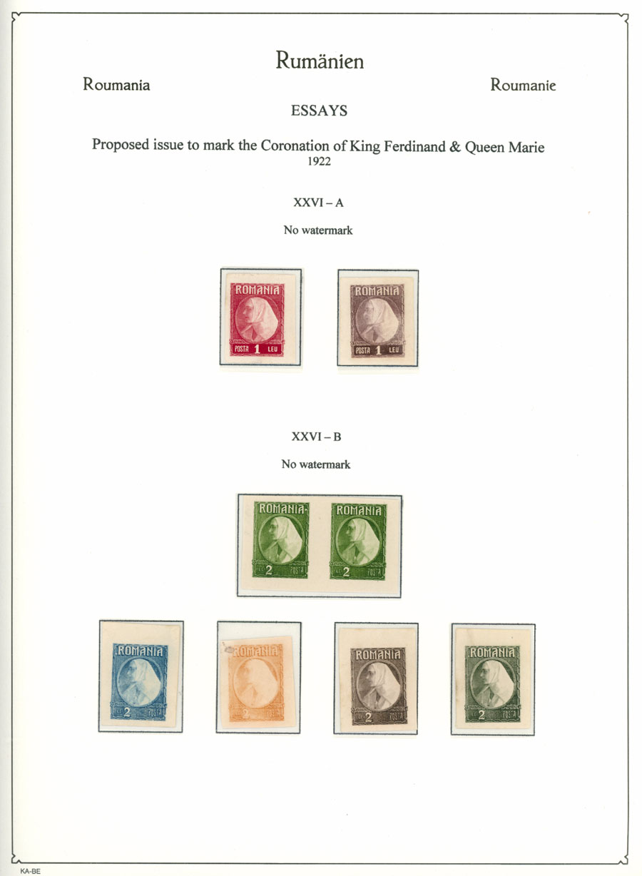 Lot 732 - Romania - Raritan Stamps Inc. Auction #95 Worldwide Air Post Stamps and Philatelic Rarities of the World Lot 732 - Romania - Raritan Stamps Inc. Auction #95 Worldwide Air Post Stamps and Philatelic Rarities of the World