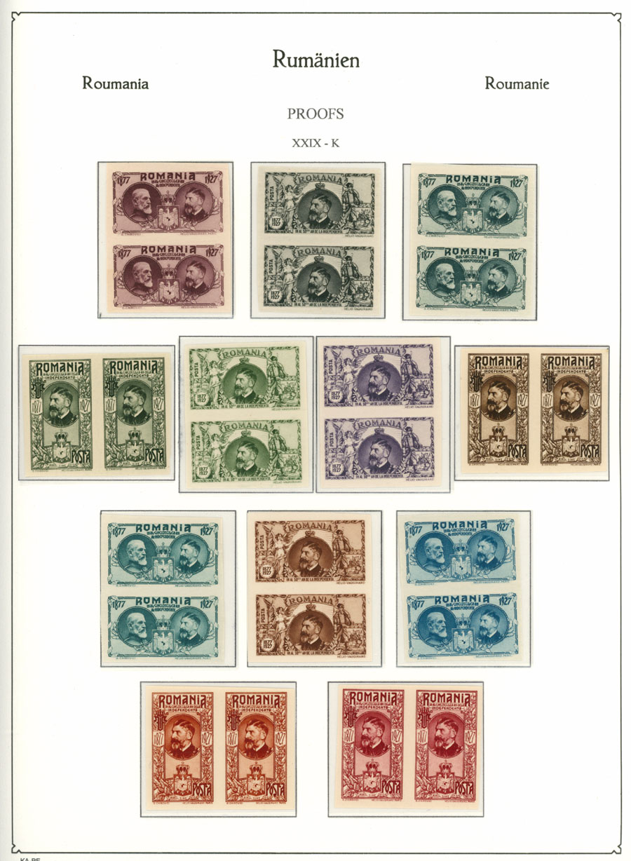 Lot 735 - Romania - Raritan Stamps Inc. Auction #95 Worldwide Air Post Stamps and Philatelic Rarities of the World Lot 735 - Romania - Raritan Stamps Inc. Auction #95 Worldwide Air Post Stamps and Philatelic Rarities of the World