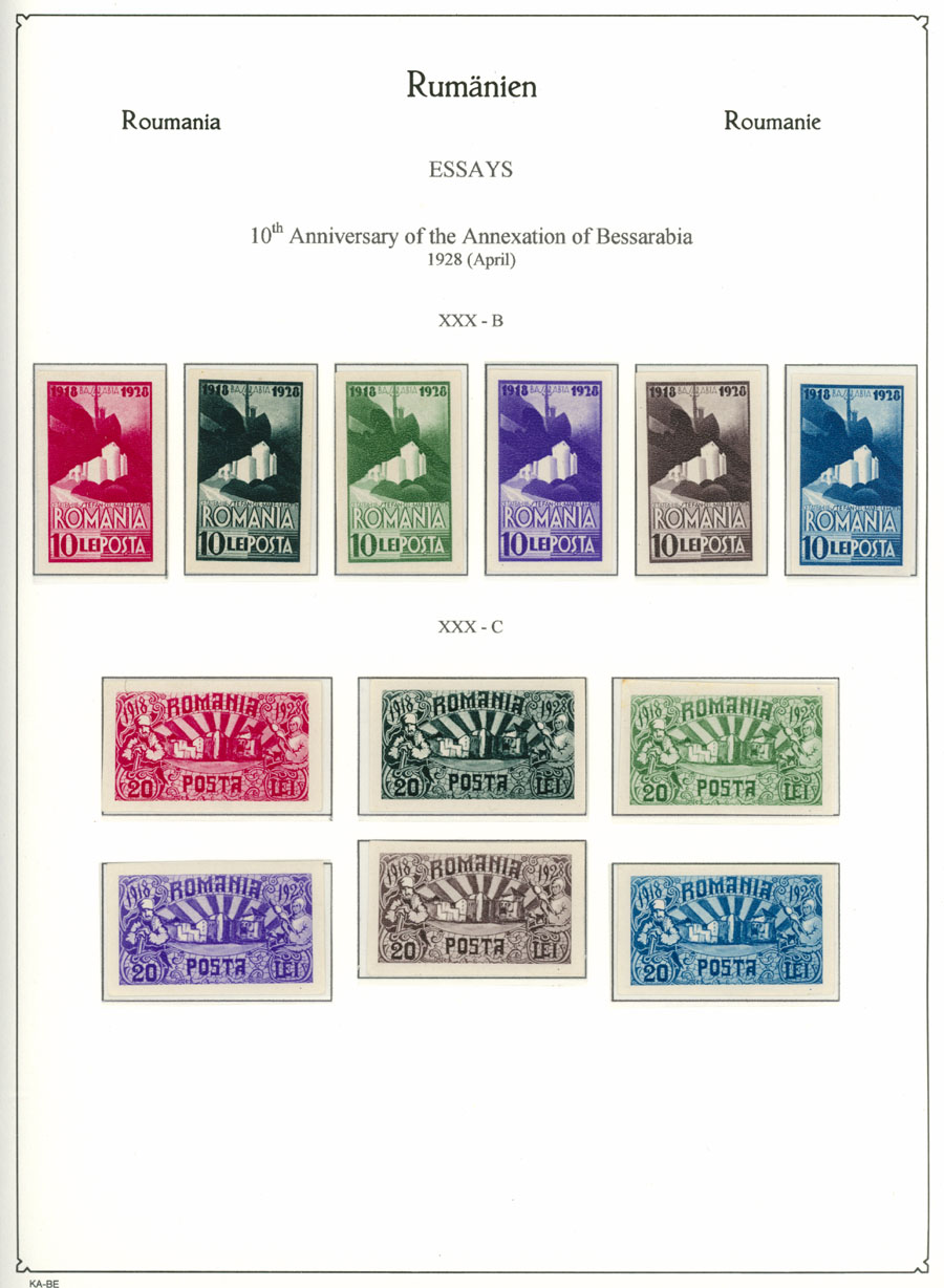 Lot 736 - Romania - Raritan Stamps Inc. Auction #95 Worldwide Air Post Stamps and Philatelic Rarities of the World Lot 736 - Romania - Raritan Stamps Inc. Auction #95 Worldwide Air Post Stamps and Philatelic Rarities of the World