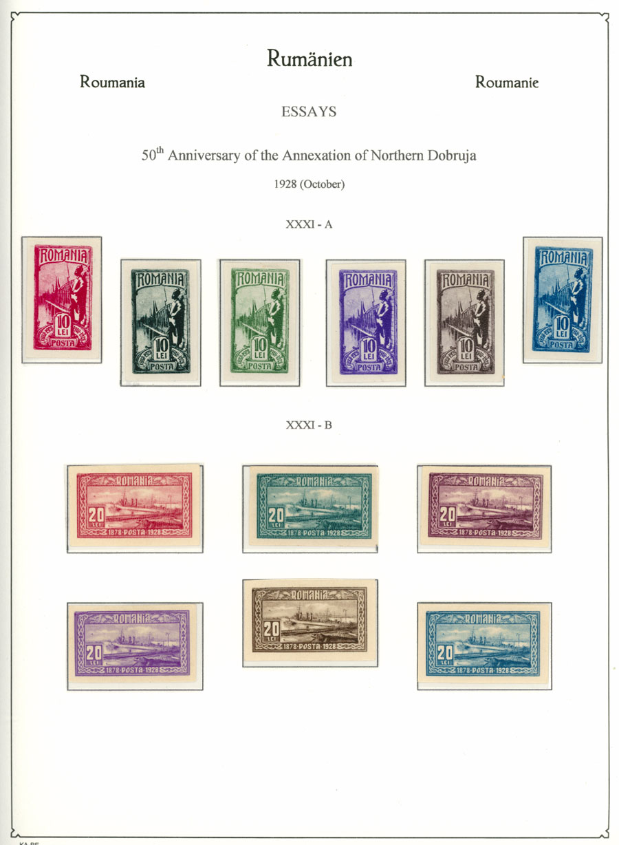 Lot 737 - Romania - Raritan Stamps Inc. Auction #95 Worldwide Air Post Stamps and Philatelic Rarities of the World Lot 737 - Romania - Raritan Stamps Inc. Auction #95 Worldwide Air Post Stamps and Philatelic Rarities of the World