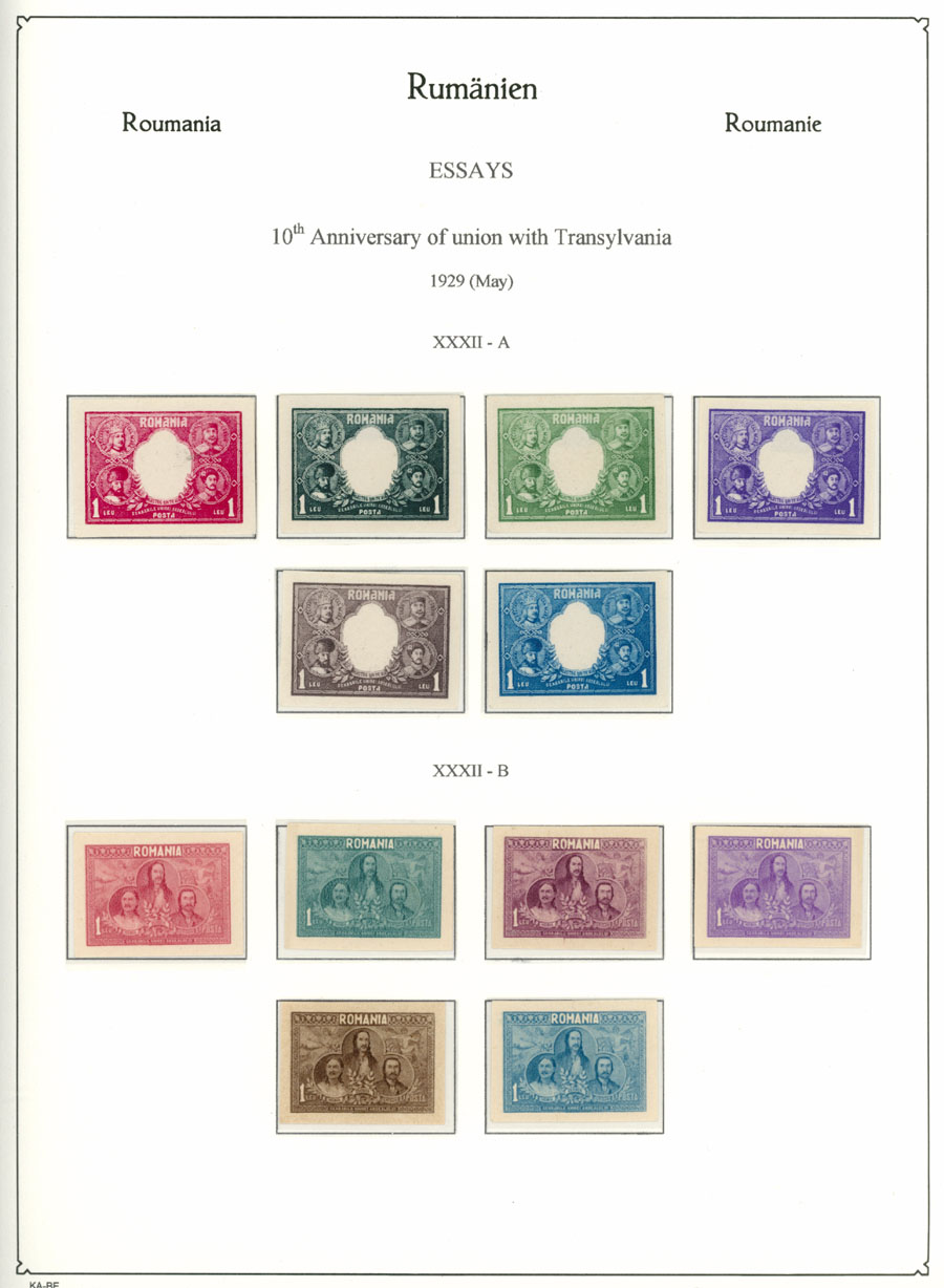 Lot 738 - Romania - Raritan Stamps Inc. Auction #95 Worldwide Air Post Stamps and Philatelic Rarities of the World Lot 738 - Romania - Raritan Stamps Inc. Auction #95 Worldwide Air Post Stamps and Philatelic Rarities of the World