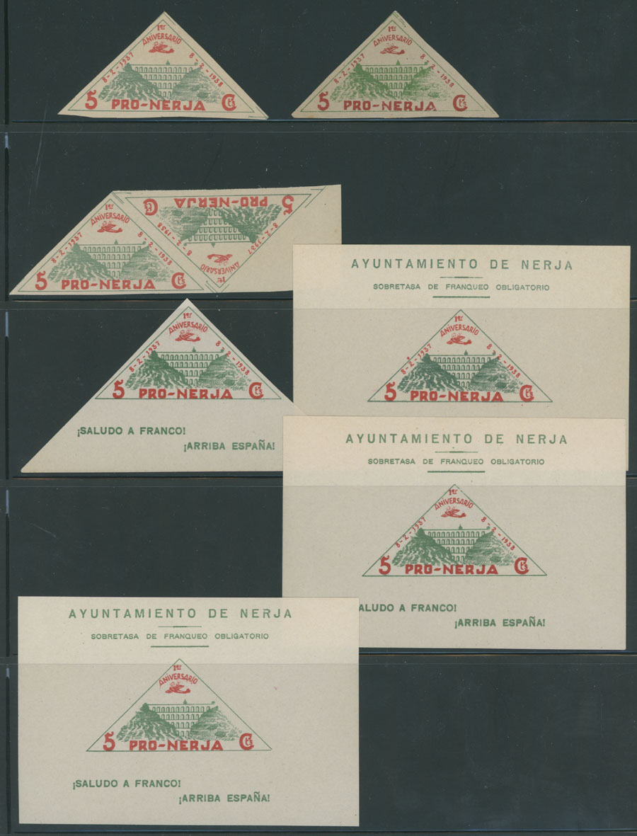 Lot 1249 - Spain  -  Raritan Stamps Inc. Auction #96 Worldwide Air Post Stamps and Postal History, Philatelic Rarities of the World