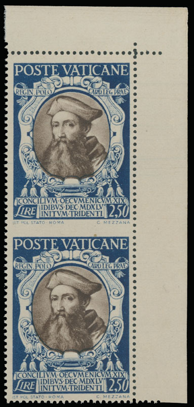 Lot 1332 - Vatican City - Raritan Stamps Inc. Auction #96 Worldwide Air Post Stamps and Postal History, Philatelic Rarities of the World Lot 1332 - Vatican City - Raritan Stamps Inc. Auction #96 Worldwide Air Post Stamps and Postal History, Philatelic Rarities of the World