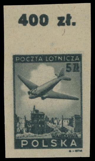 Lot 135 - 1. Worldwide Air Post Stamps and Postal History Poland -  Raritan Stamps Inc. Auction #96 Worldwide Air Post Stamps and Postal History, Philatelic Rarities of the World