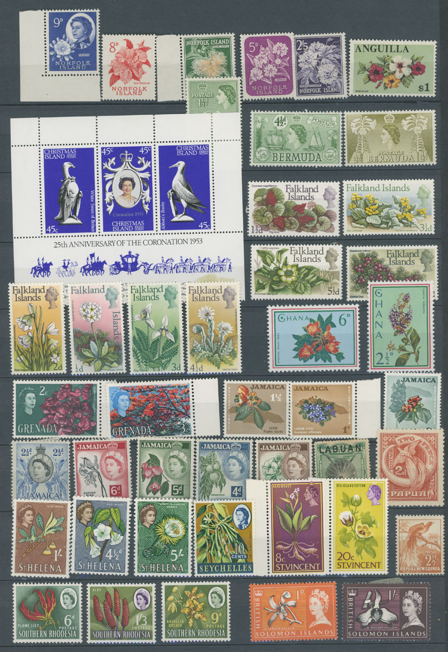 Lot 1362 - Worldwide Topical Issues - Collections and Single Lots Flowers Collection in Black Stockbook - Raritan Stamps Inc. Auction #96 Worldwide Air Post Stamps and Postal History, Philatelic Rarities of the World Lot 1362 - Worldwide Topical Issues - Collections and Single Lots Flowers Collection in Black Stockbook - Raritan Stamps Inc. Auction #96 Worldwide Air Post Stamps and Postal History, Philatelic Rarities of the World