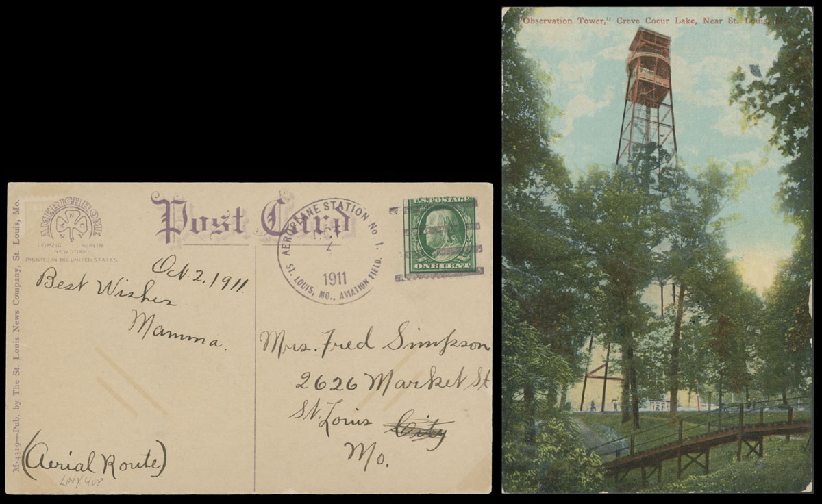 Lot 2 - 1. Worldwide Air Post Stamps and Postal History united states -  Raritan Stamps Inc. Auction #96 Worldwide Air Post Stamps and Postal History, Philatelic Rarities of the World