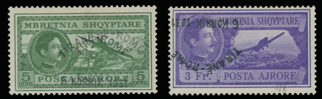 Lot 30 - 1. Worldwide Air Post Stamps and Postal History Albania - Raritan Stamps Inc. Auction #96 Worldwide Air Post Stamps and Postal History, Philatelic Rarities of the World Lot 30 - 1. Worldwide Air Post Stamps and Postal History Albania - Raritan Stamps Inc. Auction #96 Worldwide Air Post Stamps and Postal History, Philatelic Rarities of the World