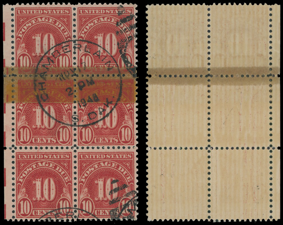 Lot 381 - 2.2 United States Postage due stamps - Raritan Stamps Inc. Auction #96 Worldwide Air Post Stamps and Postal History, Philatelic Rarities of the World Lot 381 - 2.2 United States Postage due stamps - Raritan Stamps Inc. Auction #96 Worldwide Air Post Stamps and Postal History, Philatelic Rarities of the World