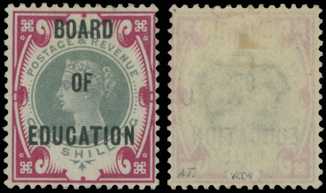 Lot 408 - 3. Great Britain official stamps -  Raritan Stamps Inc. Auction #96 Worldwide Air Post Stamps and Postal History, Philatelic Rarities of the World