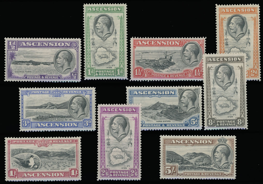 Lot 414 - 4. British Commonwealth (A-B) Ascension -  Raritan Stamps Inc. Auction #96 Worldwide Air Post Stamps and Postal History, Philatelic Rarities of the World