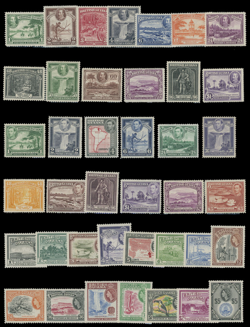 Lot 423 - 4. British Commonwealth (A-B) british guiana -  Raritan Stamps Inc. Auction #96 Worldwide Air Post Stamps and Postal History, Philatelic Rarities of the World