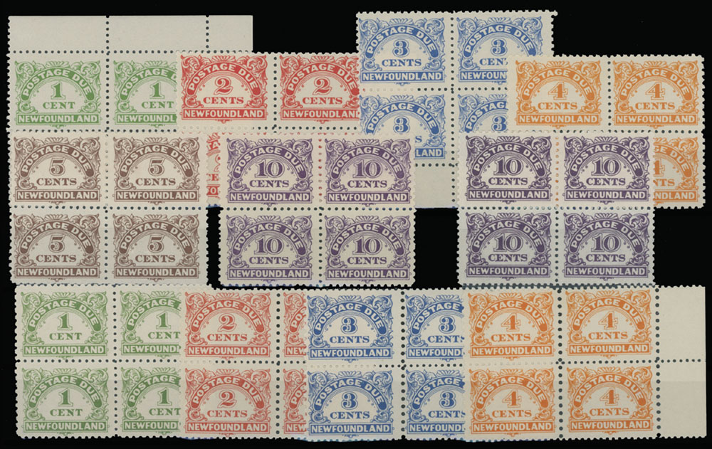 Lot 438 - 5. British North America Newfoundland - Postage Due stamps - Raritan Stamps Inc. Auction #96 Worldwide Air Post Stamps and Postal History, Philatelic Rarities of the World Lot 438 - 5. British North America Newfoundland - Postage Due stamps - Raritan Stamps Inc. Auction #96 Worldwide Air Post Stamps and Postal History, Philatelic Rarities of the World