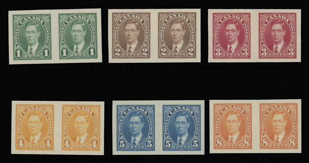 Lot 486 - 6. Canada King George VI Mufti and other issues - Raritan Stamps Inc. Auction #96 Worldwide Air Post Stamps and Postal History, Philatelic Rarities of the World Lot 486 - 6. Canada King George VI Mufti and other issues - Raritan Stamps Inc. Auction #96 Worldwide Air Post Stamps and Postal History, Philatelic Rarities of the World