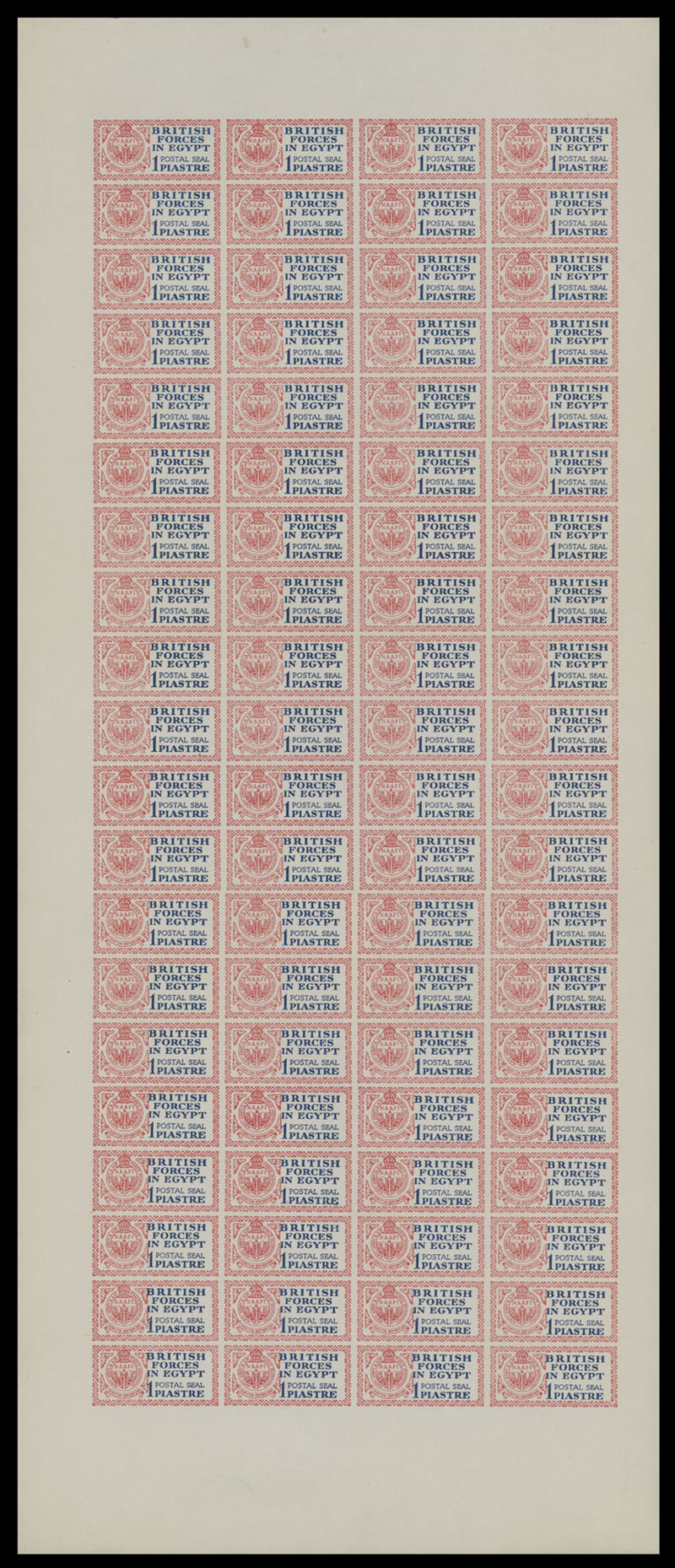 Lot 571 - 7. British Commonwealth (C-Z) Egypt (British Forces) - Raritan Stamps Inc. Auction #96 Worldwide Air Post Stamps and Postal History, Philatelic Rarities of the World Lot 571 - 7. British Commonwealth (C-Z) Egypt (British Forces) - Raritan Stamps Inc. Auction #96 Worldwide Air Post Stamps and Postal History, Philatelic Rarities of the World