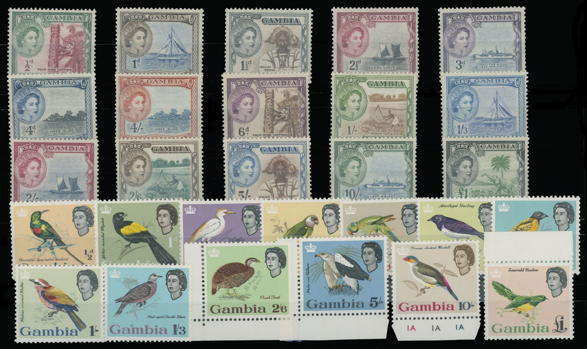Lot 575 - 7. British Commonwealth (C-Z) gambia - Raritan Stamps Inc. Auction #96 Worldwide Air Post Stamps and Postal History, Philatelic Rarities of the World Lot 575 - 7. British Commonwealth (C-Z) gambia - Raritan Stamps Inc. Auction #96 Worldwide Air Post Stamps and Postal History, Philatelic Rarities of the World