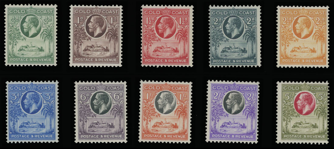 Lot 577 - 7. British Commonwealth (C-Z) gold coast - Raritan Stamps Inc. Auction #96 Worldwide Air Post Stamps and Postal History, Philatelic Rarities of the World Lot 577 - 7. British Commonwealth (C-Z) gold coast - Raritan Stamps Inc. Auction #96 Worldwide Air Post Stamps and Postal History, Philatelic Rarities of the World