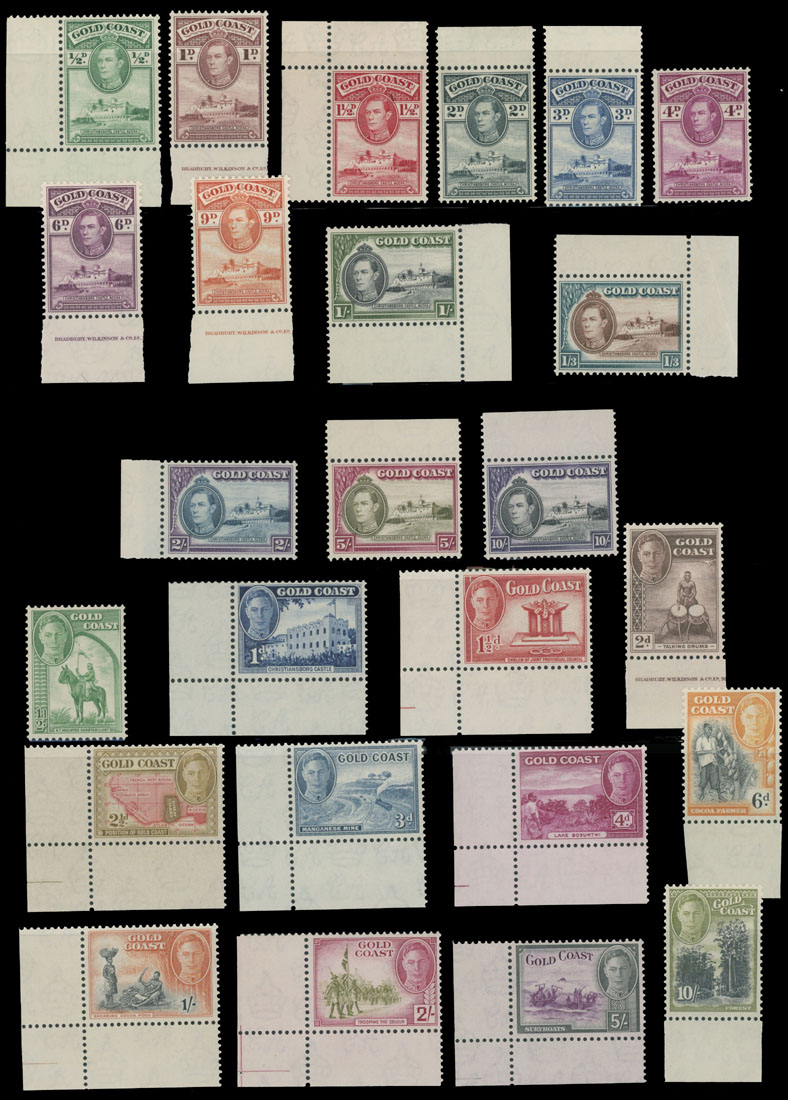 Lot 578 - 7. British Commonwealth (C-Z) gold coast - Raritan Stamps Inc. Auction #96 Worldwide Air Post Stamps and Postal History, Philatelic Rarities of the World Lot 578 - 7. British Commonwealth (C-Z) gold coast - Raritan Stamps Inc. Auction #96 Worldwide Air Post Stamps and Postal History, Philatelic Rarities of the World