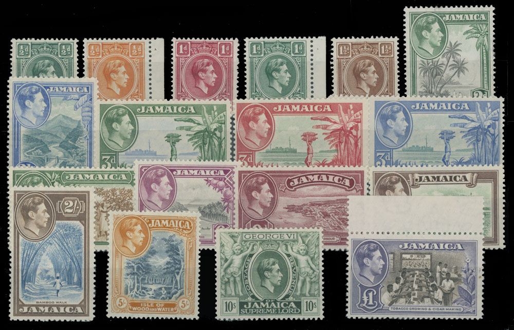 Lot 586 - 7. British Commonwealth (C-Z) jamaica - Raritan Stamps Inc. Auction #96 Worldwide Air Post Stamps and Postal History, Philatelic Rarities of the World Lot 586 - 7. British Commonwealth (C-Z) jamaica - Raritan Stamps Inc. Auction #96 Worldwide Air Post Stamps and Postal History, Philatelic Rarities of the World