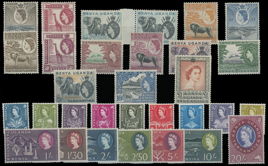 Lot 589 - 7. British Commonwealth (C-Z) Kenya – Uganda - Tanganyika -  Raritan Stamps Inc. Auction #96 Worldwide Air Post Stamps and Postal History, Philatelic Rarities of the World