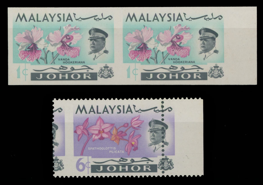 Lot 593 - 7. British Commonwealth (C-Z) Malayan States - Johore -  Raritan Stamps Inc. Auction #96 Worldwide Air Post Stamps and Postal History, Philatelic Rarities of the World