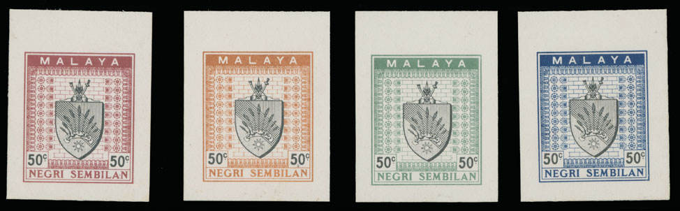 Lot 596 - 7. British Commonwealth (C-Z) Malayan States - Negri Sembilan -  Raritan Stamps Inc. Auction #96 Worldwide Air Post Stamps and Postal History, Philatelic Rarities of the World