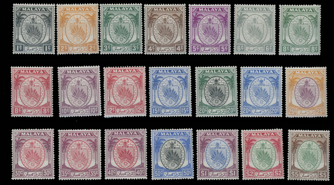 Lot 597 - 7. British Commonwealth (C-Z) Malayan States - Negri Sembilan -  Raritan Stamps Inc. Auction #96 Worldwide Air Post Stamps and Postal History, Philatelic Rarities of the World